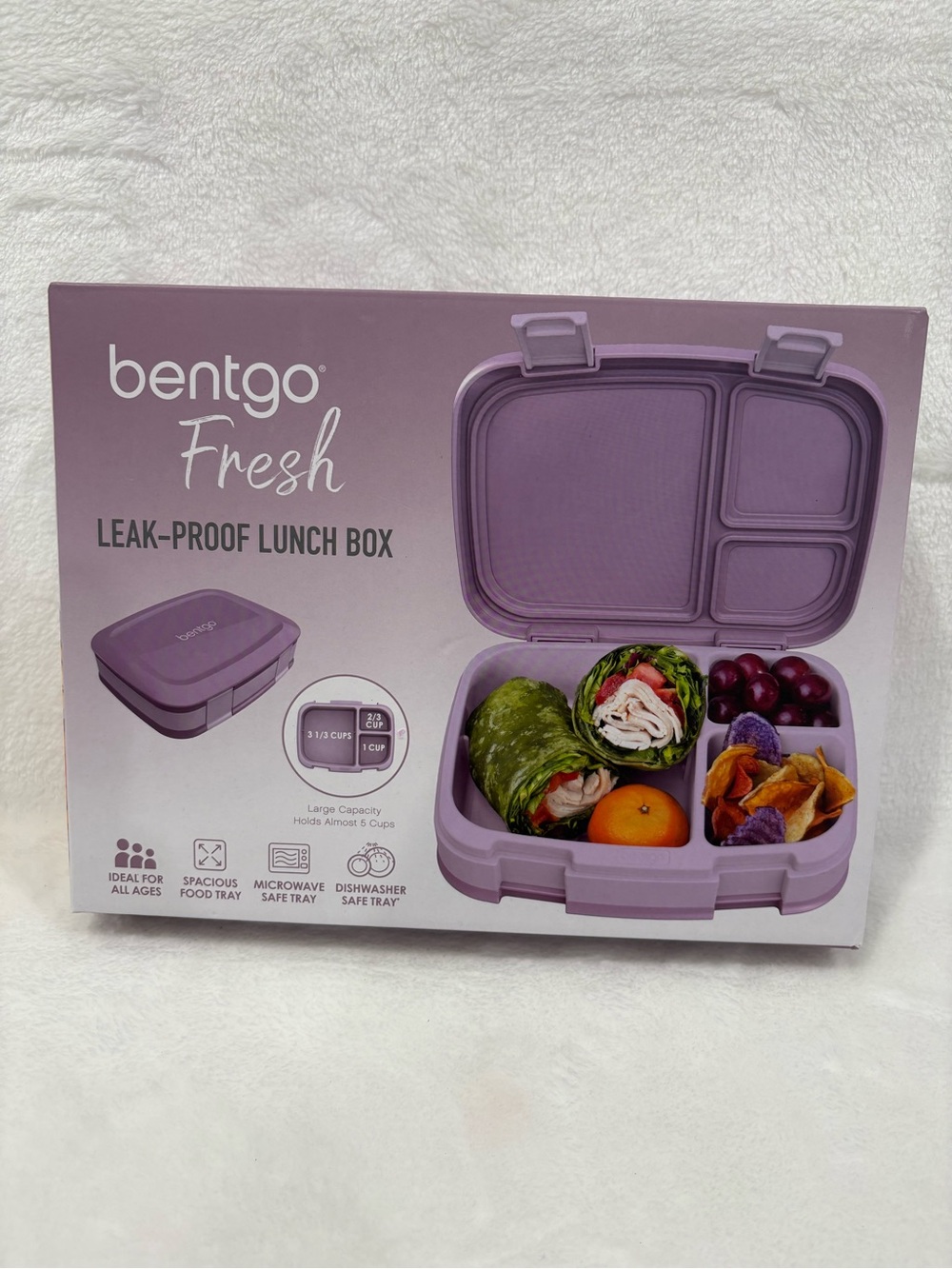 bentgo Fresh Leak-Proof Lunch Box in Lavender